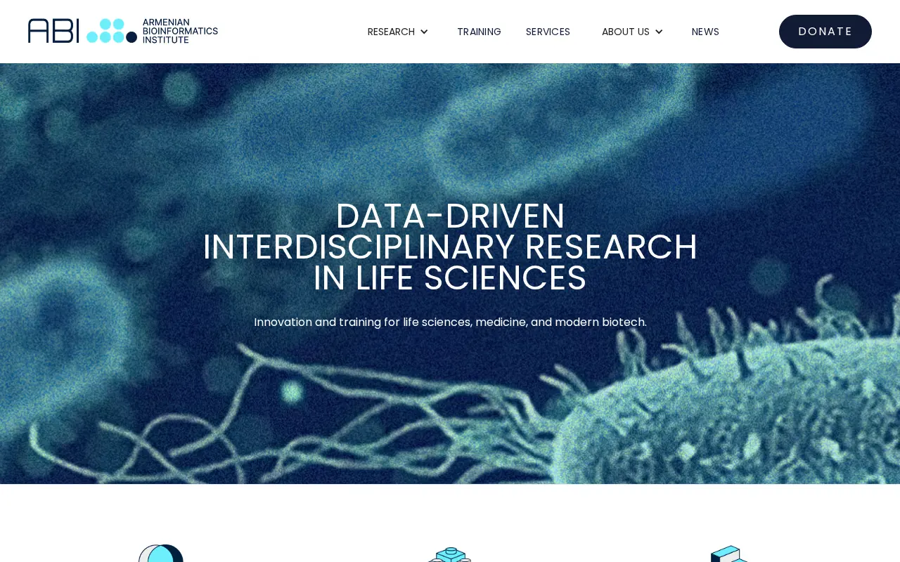 screenshot of abi.am
