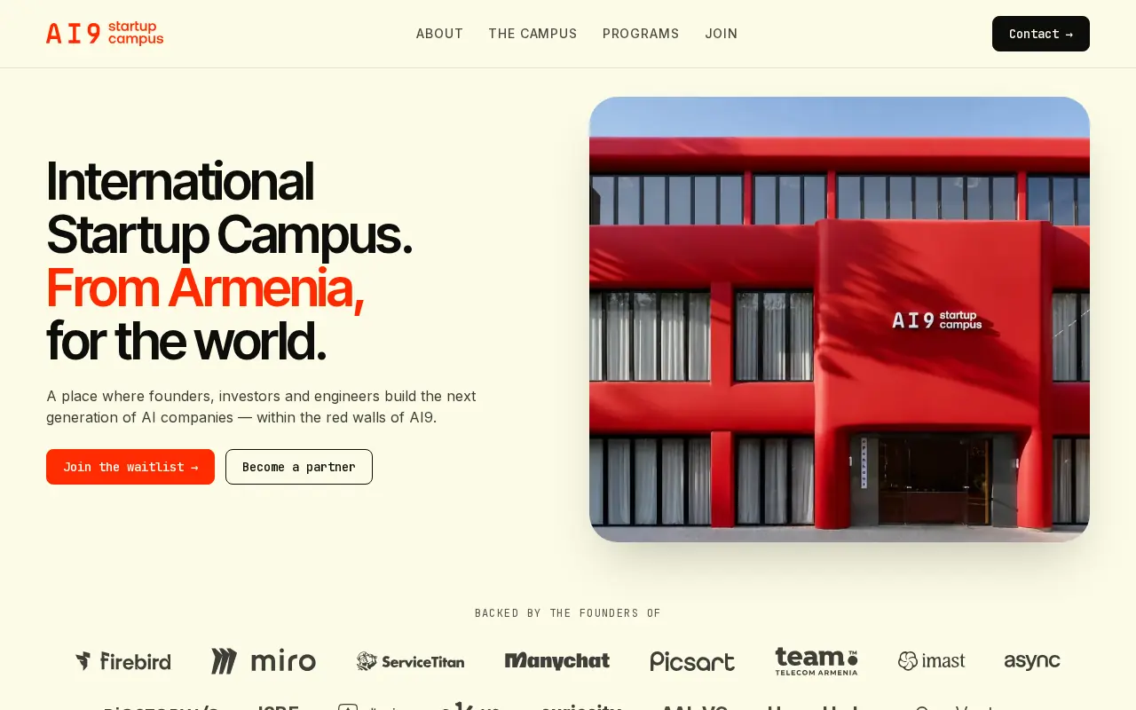 screenshot of ai9.am