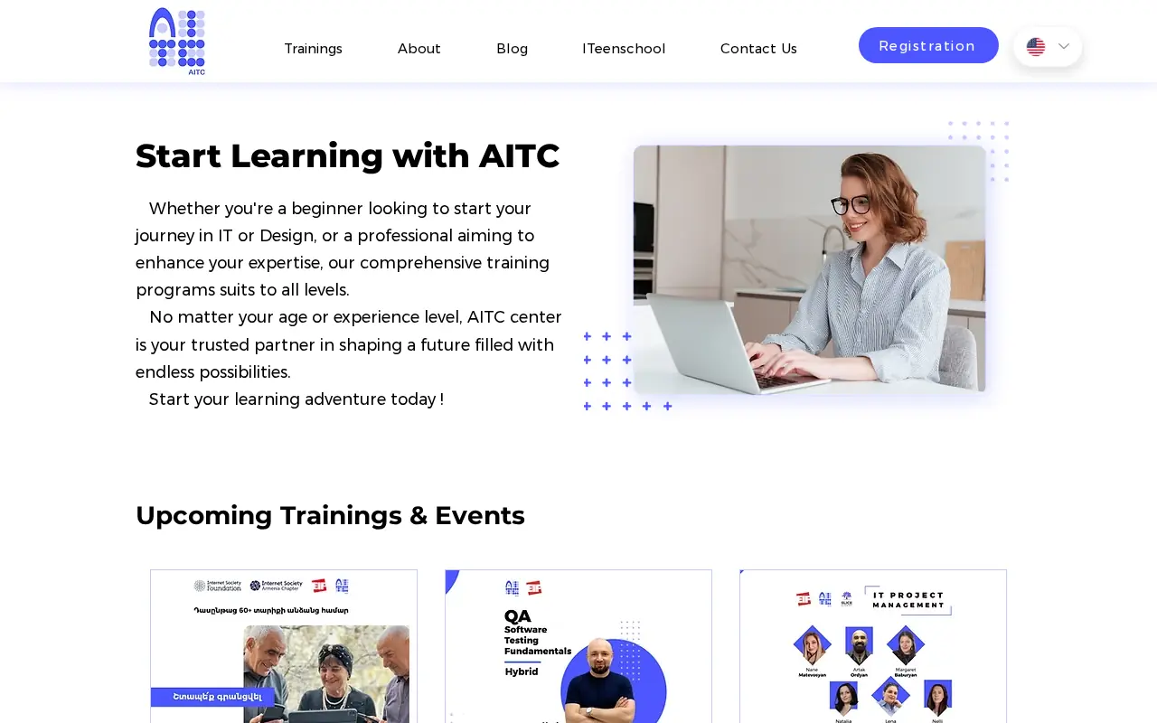 screenshot of aitc.am