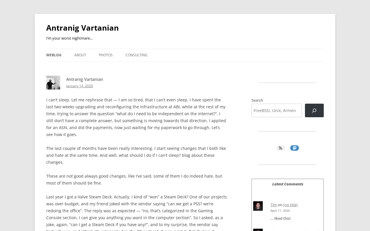 screenshot of antranigv.am