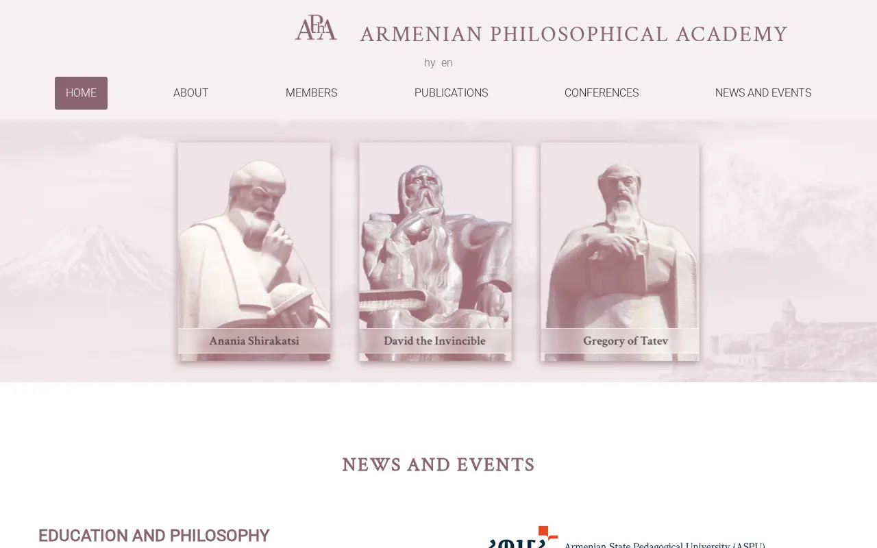 screenshot of apha.am