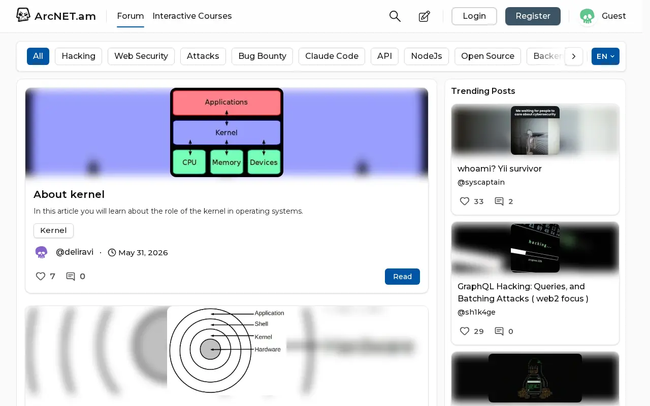 screenshot of arcnet.am