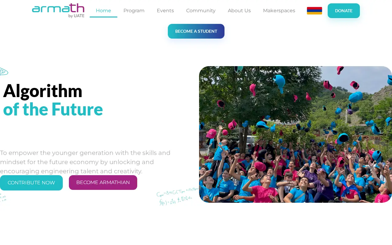 screenshot of armath.am