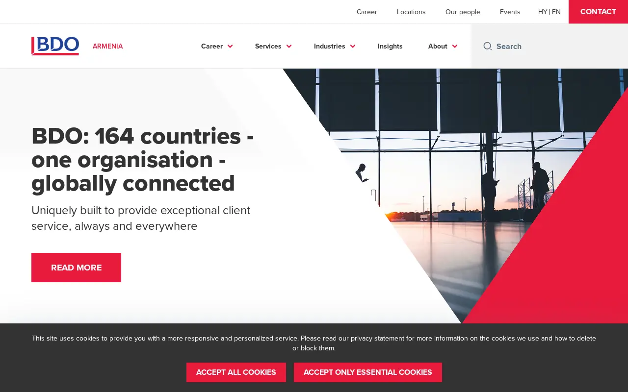 screenshot of bdoarmenia.am