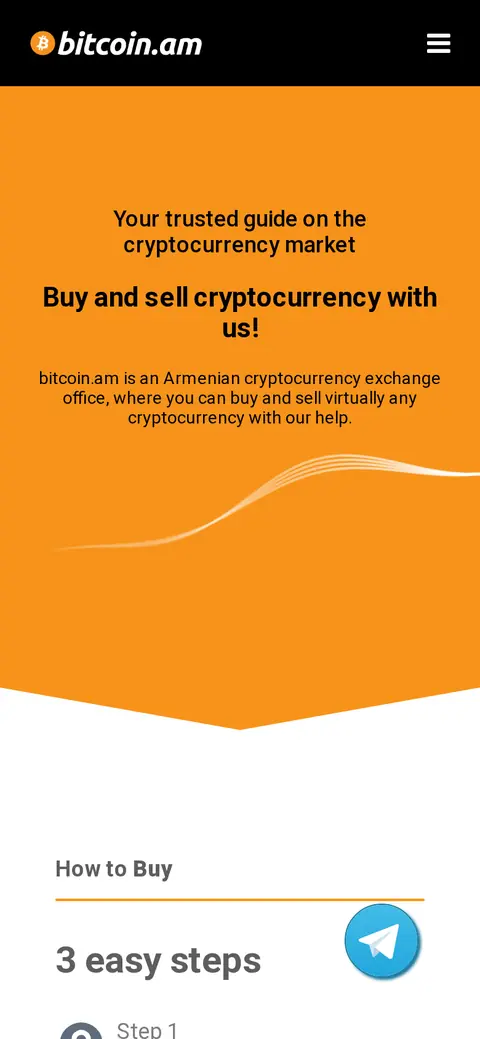 bitcoin.am հեռախոսի էկրանին