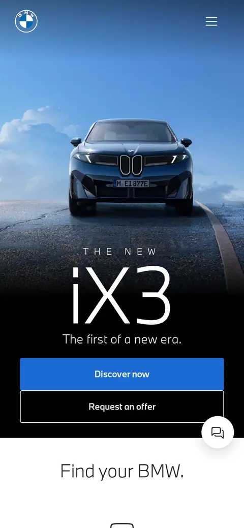 bmw.am հեռախոսի էկրանին