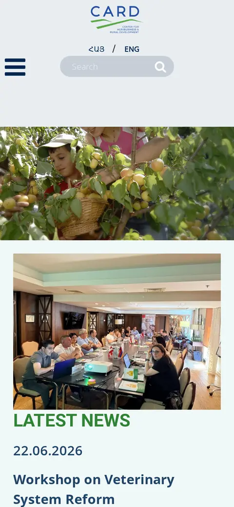 card.am հեռախոսի էկրանին