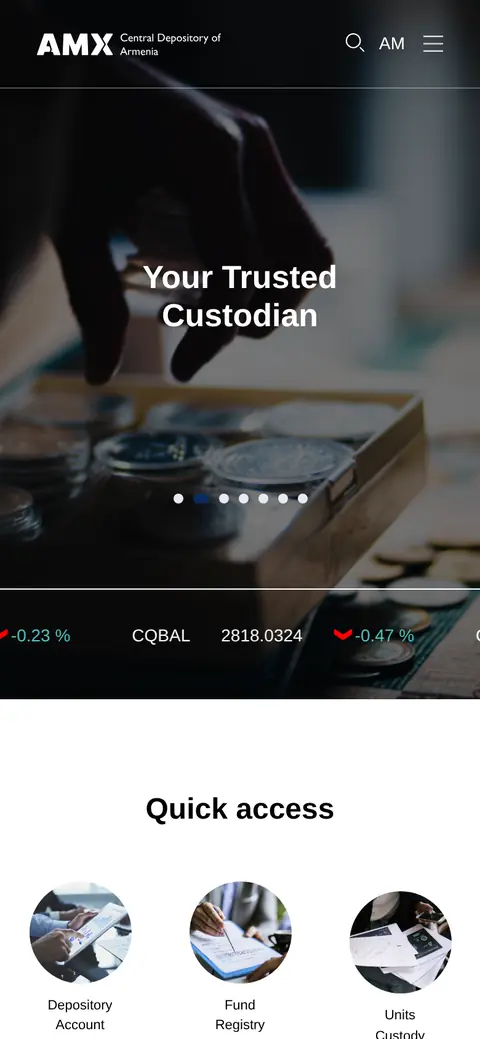 cda.am հեռախոսի էկրանին