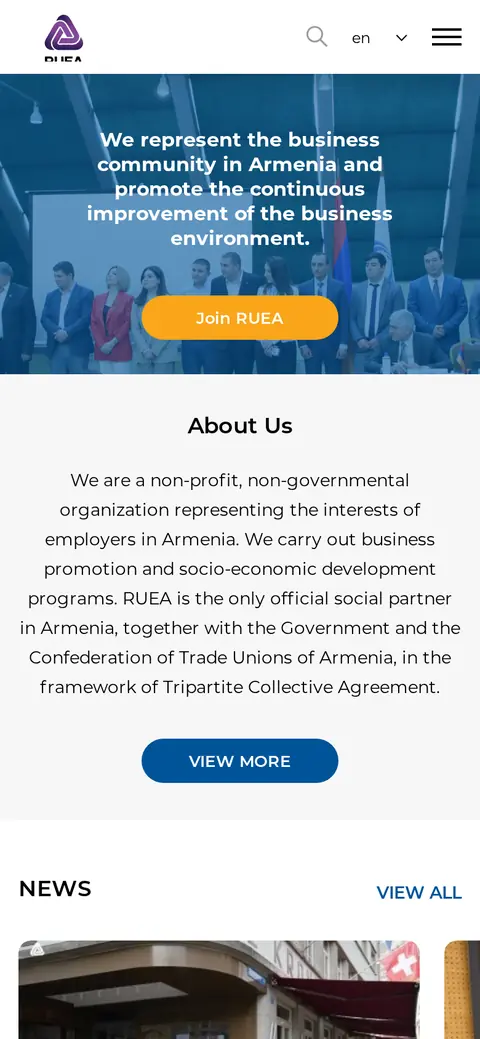 employers.am հեռախոսի էկրանին