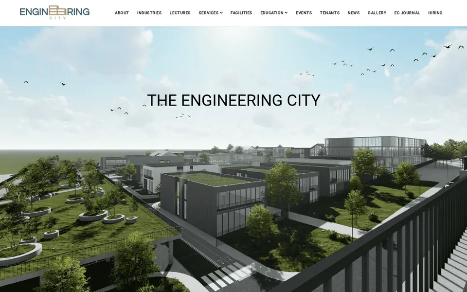 engineeringcity.am համակարգչի էկրանին