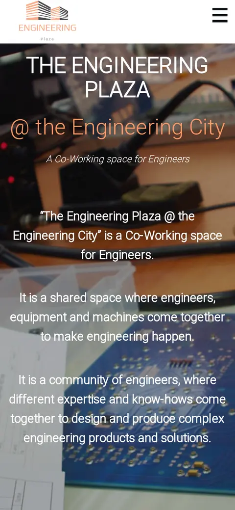 engineeringplaza.am հեռախոսի էկրանին