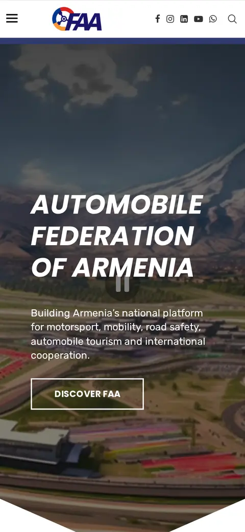 faa.am հեռախոսի էկրանին