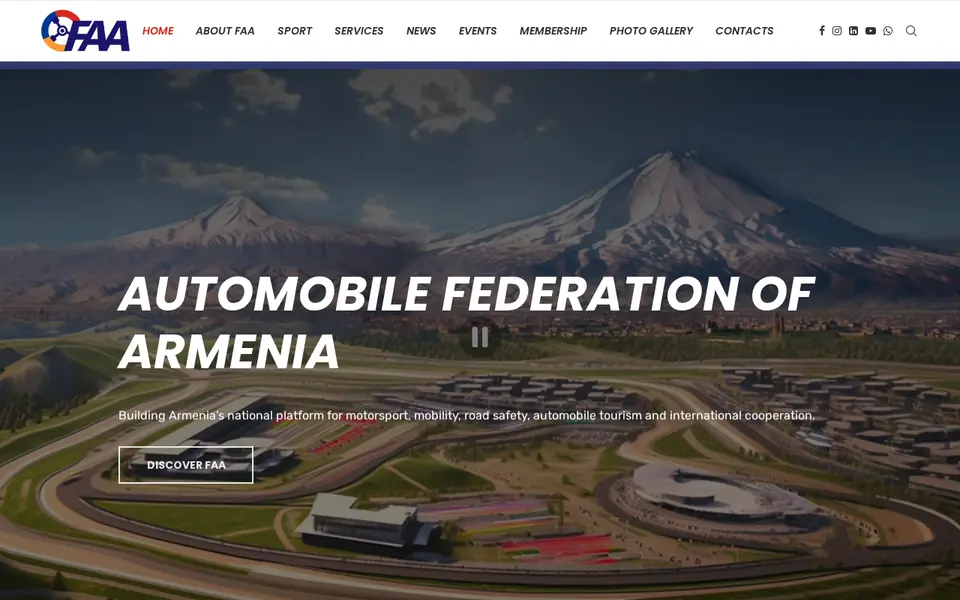 faa.am համակարգչի էկրանին