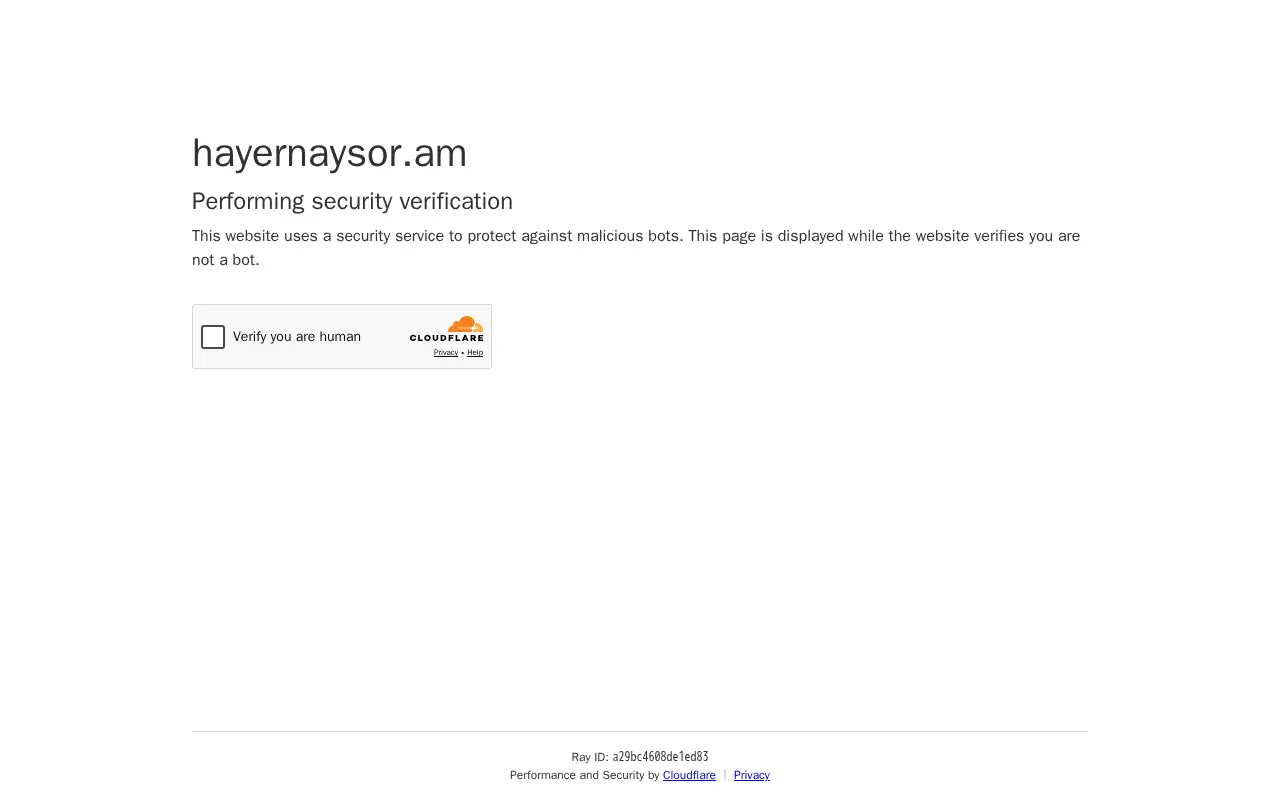 screenshot of hayernaysor.am
