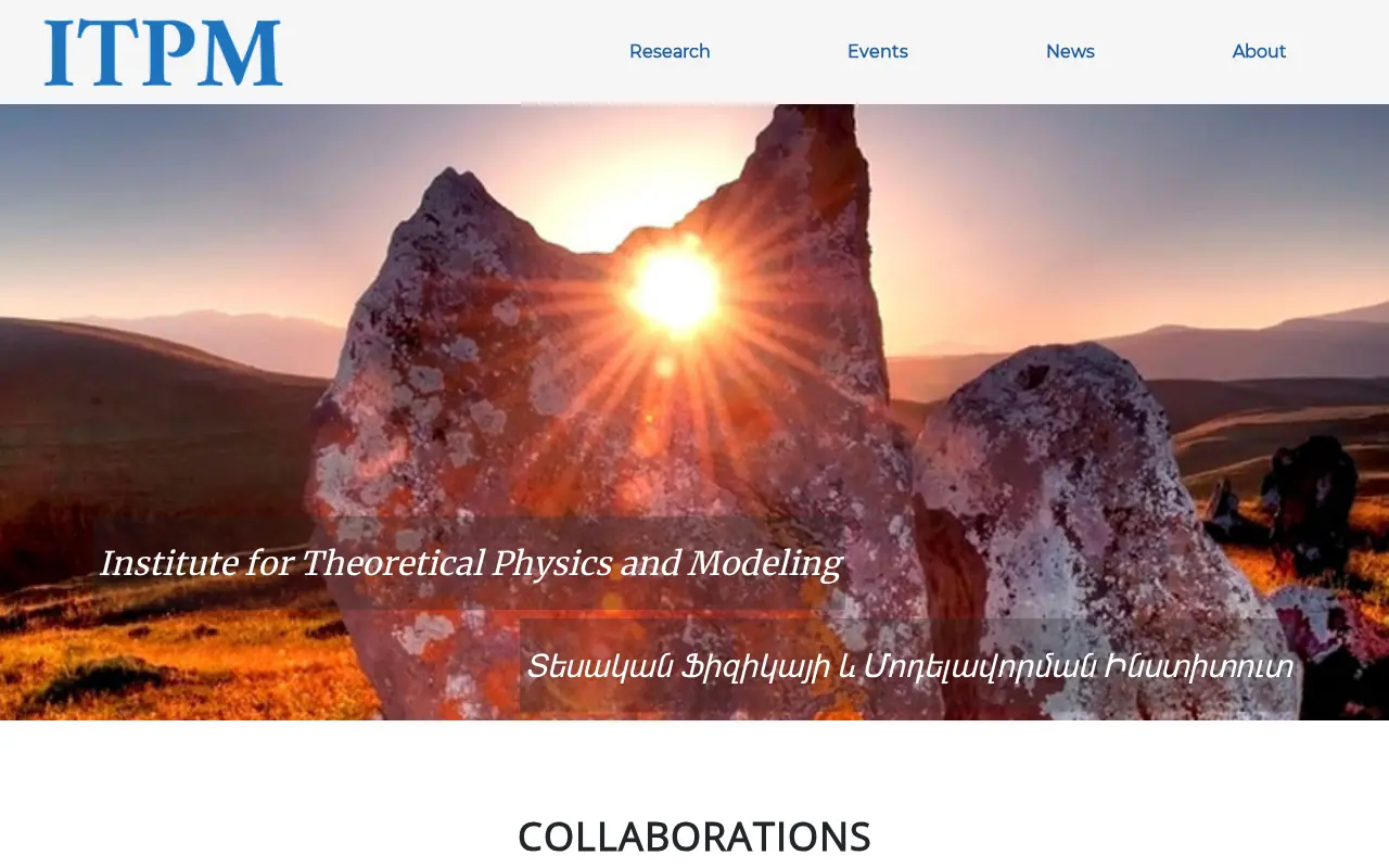 screenshot of itpm.am