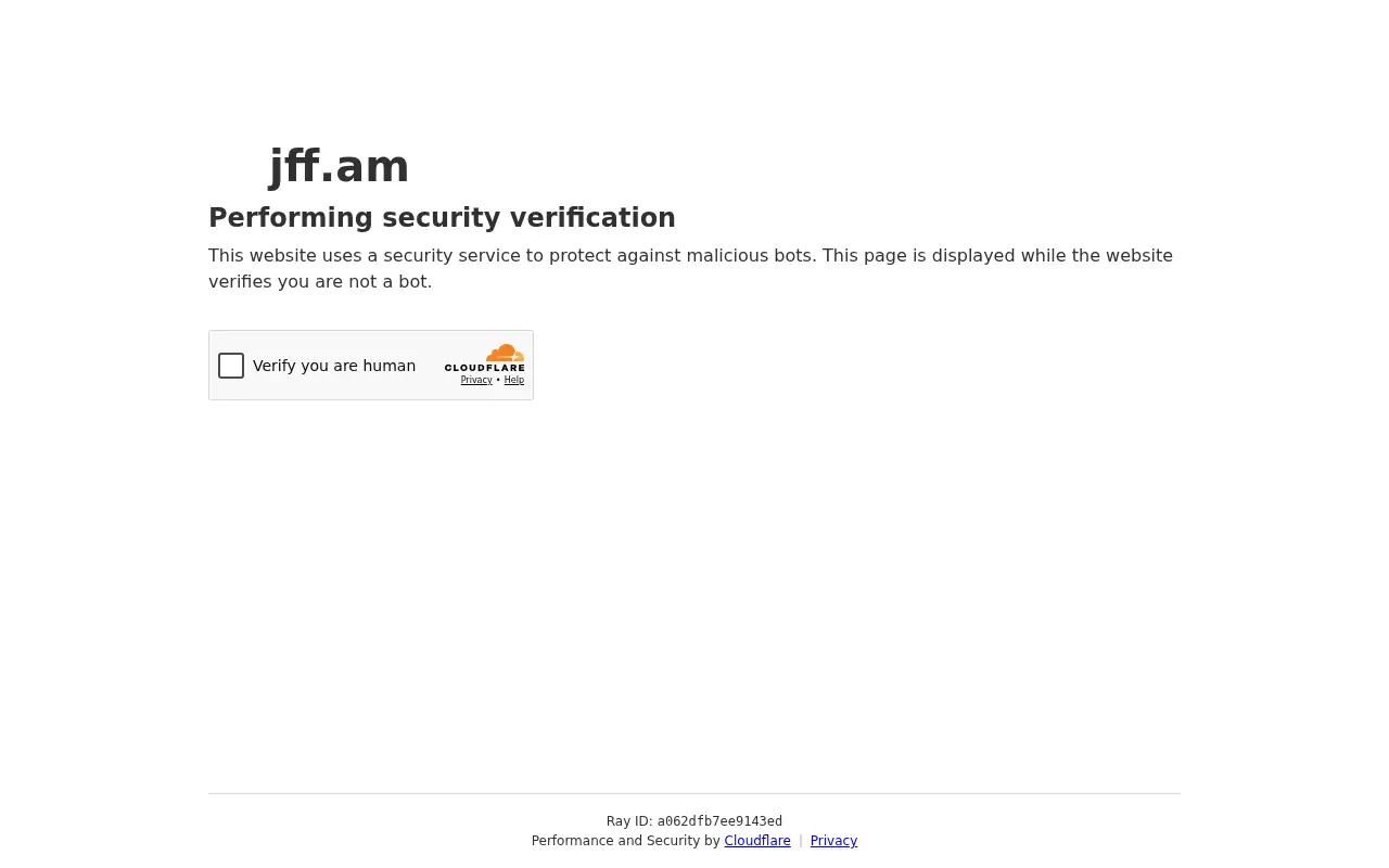 screenshot of jff.am