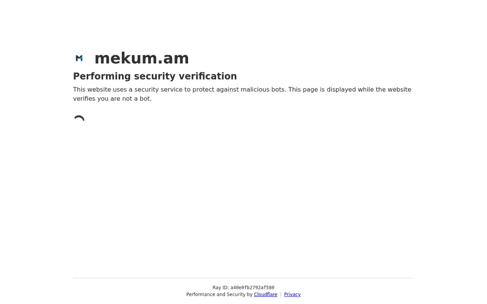 mekum.am համակարգչի էկրանին