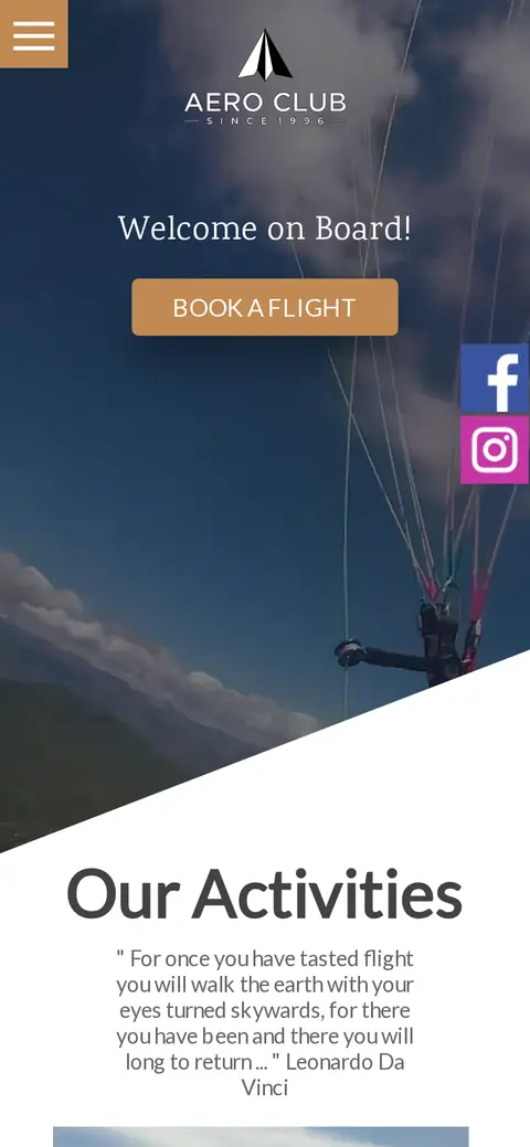 paraglider.am հեռախոսի էկրանին