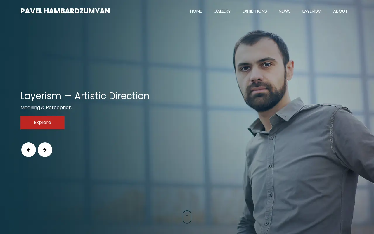 screenshot of pavel.am
