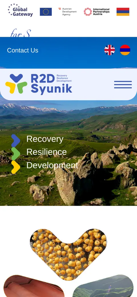 r2dsyunik.am հեռախոսի էկրանին