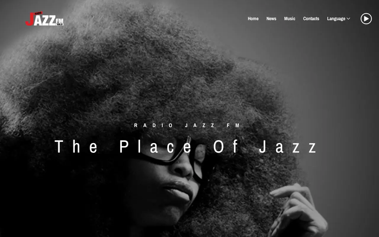 screenshot of radiojazzfm.am