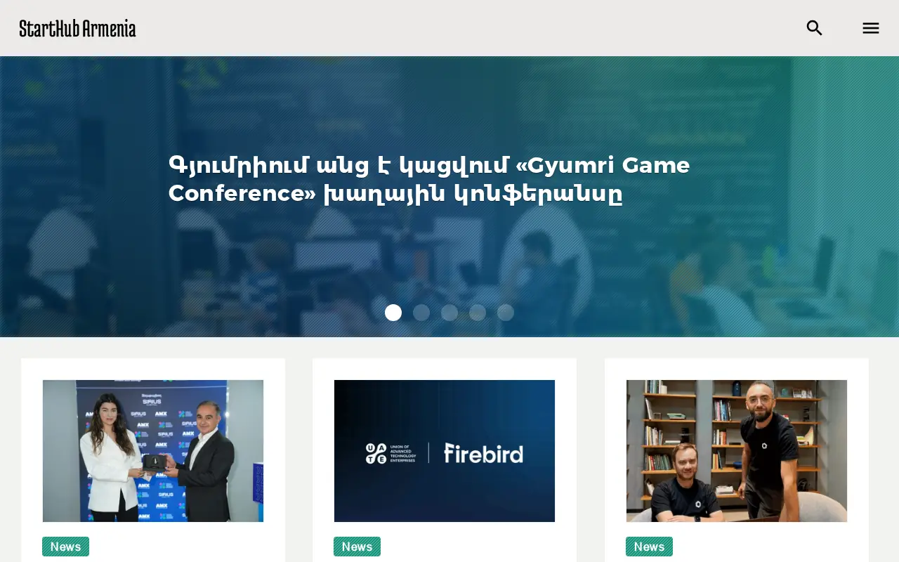 screenshot of starthub.am